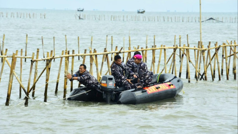 TNI Bongkar Pagar Laut di Tangerang demi Buka Akses Nelayan Cari Ikan